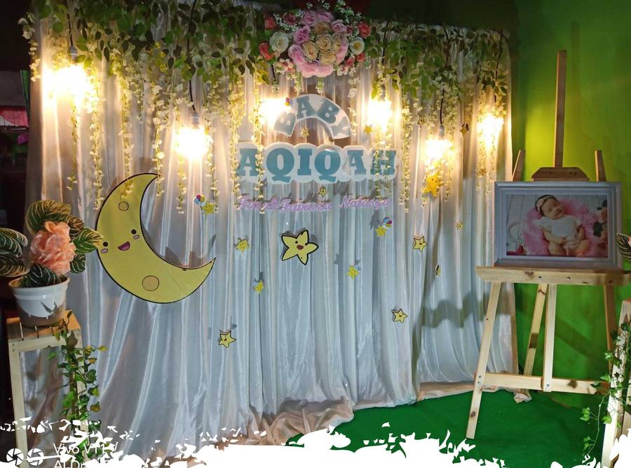 Dekorasi Backdrop Lamaran oleh Rushtic